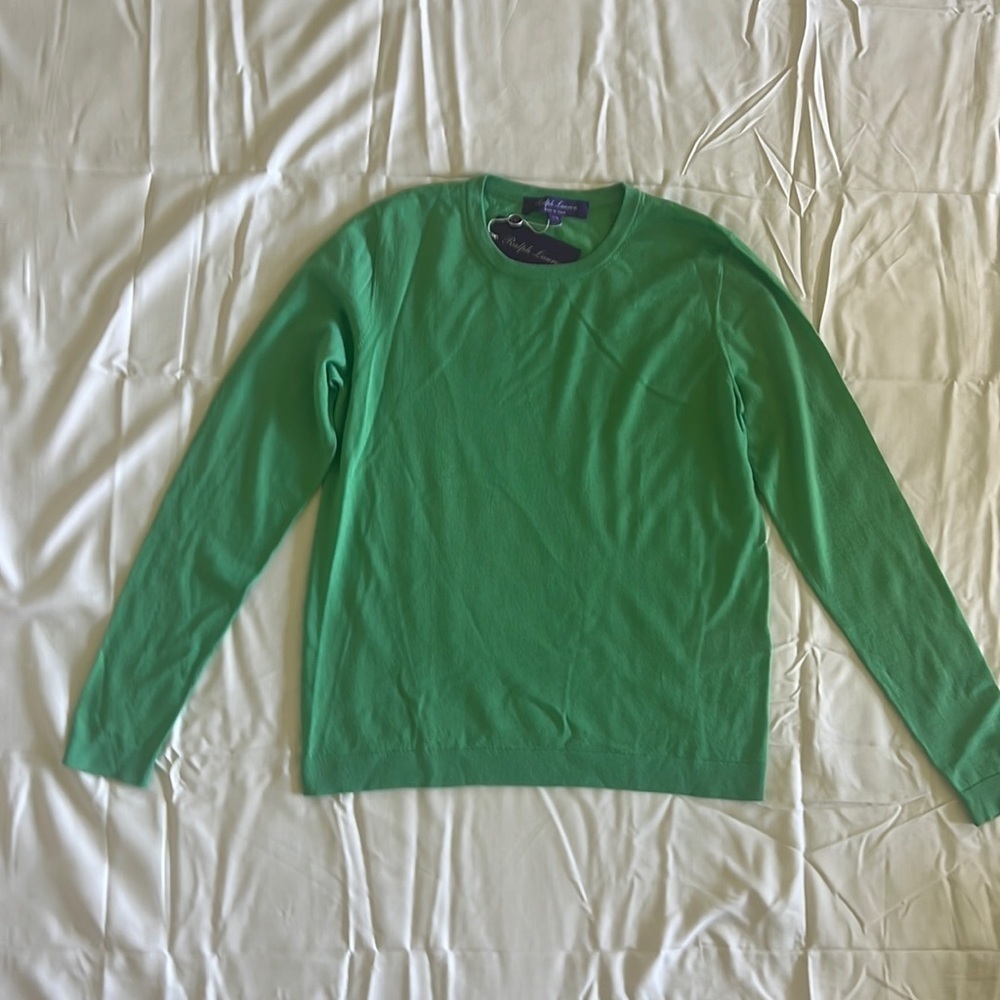Ralph Lauren Purple Label Womens Long Sleeve T-shirt Cashmere